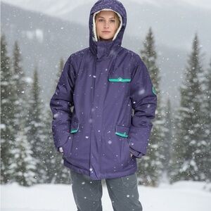 Women's Purple Ski & Snow Jacket